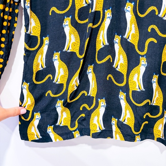 BL-NK LONDON Black top with tigers - Picture 5 of 8